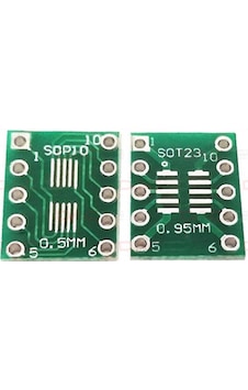 1er adet Sot23 Msop10 0.95mm 0.5mm To Dıp10 Pcb Adapter Converter Board 1er adet Sot23 Msop10 0.95mm 0.5mm To Dıp10 Pcb Adapter Converter Board