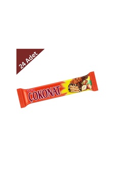 Ülker Çokonat Çikolata Kaplı Fındıklı Gofret 33 Gr X 24 Adet Ülker Çokonat Çikolata Kaplı Fındıklı Gofret 33 Gr X 24 Adet