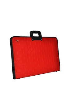 Teknik Resim Çantası Fermuarlı Askılı Lüks Deri 38x55 Kırmızı Teknik Resim Çantası Fermuarlı Askılı Lüks Deri 38x55 Kırmızı