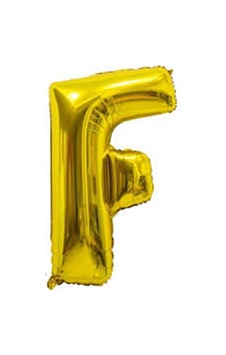 Folyo F Harfi Balon - Altın Renk 40 İnç / 100 Cm Sarı Folyo F Harfi Balon - Altın Renk 40 İnç / 100 Cm Sarı