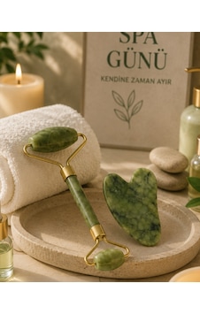 Jade Stone Yüz Bakım Seti Gua Sha Ve Roller Masaj Taşı Tkdytgspx30aaxdv3vb Jade Stone Yüz Bakım Seti Gua Sha Ve Roller Masaj Taşı Tkdytgspx30aaxdv3vb