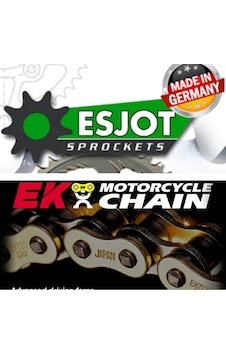 Ducati 1200 Multistrada S 10-18 Esjot Dişli & Ek Zincir Set Ducati 1200 Multistrada S 10-18 Esjot Dişli & Ek Zincir Set