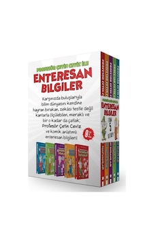 Enteresan Bilgiler Seti-Kutulu-5 Kitap Takım - Ayşe Saliha Emon - Acayip