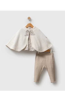 Melonika Tongs Baby Trikolu Çiçek Pançolu 3'lü Takım 8024 Ekru Çok Renkli Melonika Tongs Baby Trikolu Çiçek Pançolu 3'lü Takım 8024 Ekru Çok Renkli