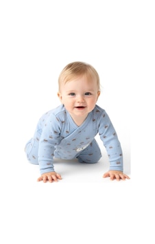 Sebi Bebe Kruvaze Geyikli Patiksiz Tulum 1143 Mavi Sebi Bebe Kruvaze Geyikli Patiksiz Tulum 1143 Mavi