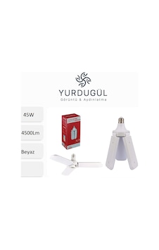 Volemi Pervane Led Ampül 3 Kanatlı 220v 45w 4500 Lümen Beyaz E27 Duy Diğer