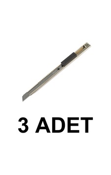 3 Adet Maket Bıçağı Dar Metal 620g 3 Adet Maket Bıçağı Dar Metal 620g
