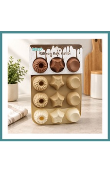 Trendexa Silikon Muffin Kek Kalıbı Desenli Mac Çok Renkli Trendexa Silikon Muffin Kek Kalıbı Desenli Mac Çok Renkli
