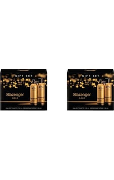 Slazenger Gold Erkek Parfüm EDT 2 x 125 ML + Deodorant 2 x 150 ML Slazenger Gold Erkek Parfüm EDT 2 x 125 ML + Deodorant 2 x 150 ML