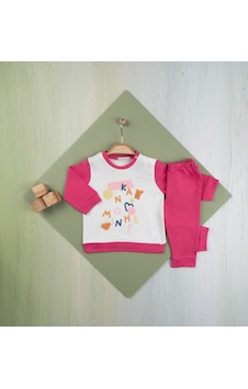 Bip Baby Kız Bebek Alt Üst Takım Fuşya Bip Baby Kız Bebek Alt Üst Takım Fuşya