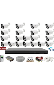 20'Li Cenova 2Mp Ahd Full Set+Harddisk Güvenlik Kamerası