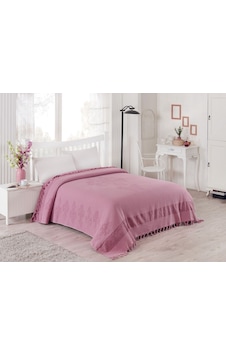 Ahuse Çift Kişilik 200cm X 220cm Battal Boy Saçaklı Havlu Pike %100 Pamuk Rahat Terletmez Gülkurusu Ahuse Çift Kişilik 200cm X 220cm Battal Boy Saçaklı Havlu Pike %100 Pamuk Rahat Terletmez Gülkurusu