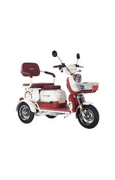 Arora Rüzgar New 3 Tekerli Kızaklı Elektrikli Motosiklet Kırmızı Arora Rüzgar New 3 Tekerli Kızaklı Elektrikli Motosiklet Kırmızı