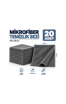 Temizlik Bezi Mikrofiber 40 40 Gri 20 Adet - 920958730 Diğer Temizlik Bezi Mikrofiber 40 40 Gri 20 Adet - 920958730 Diğer