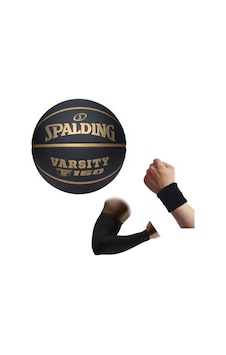 Basketbol Topu Varsity Black Gold Tf-150 Size:5+basketbol Kolluğu+havlu Bıleklık Basketbol Topu Varsity Black Gold Tf-150 Size:5+basketbol Kolluğu+havlu Bıleklık