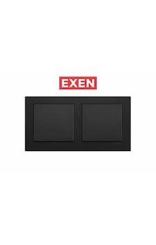 Exen Siyah 2'li Set Anahtar+anahtar Modern Seri Anahtar Exen Siyah 2'li Set Anahtar+anahtar Modern Seri Anahtar