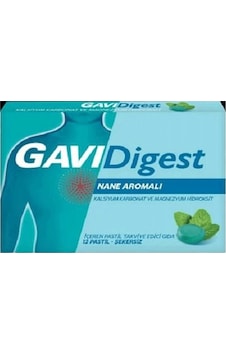 Gavıdigest Nane Aromalı 12 Pastil 8690570556346 Gavıdigest Nane Aromalı 12 Pastil 8690570556346