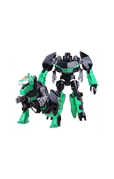 T-warrior Metal Gövdeli Dinazora Dönüşebilen Robot Yeşil Transformers