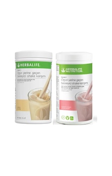 Herbalife Shake 2 Adet Set Aroma Seçimli Ahududu Ve Beyaz Cikolata-Ahududu Ve Beyaz Cikolata