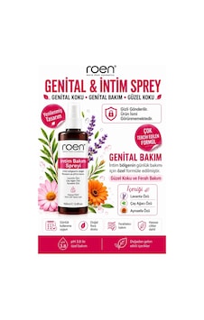 Roen Temizleme Güzel Koku ve Ferahlı Ph 3.8 Genital Bölge Intim Sprey 100 ML Roen Temizleme Güzel Koku ve Ferahlı Ph 3.8 Genital Bölge Intim Sprey 100 ML