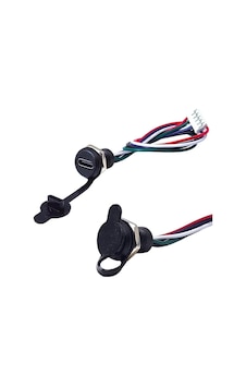 Ayt Intercom Ic-266t-2 Pano Tip Type-c Şase Dişi 5 Pin Soketli Şarj Ve Data Bağlantı Modülü Soket Su Geçirmez