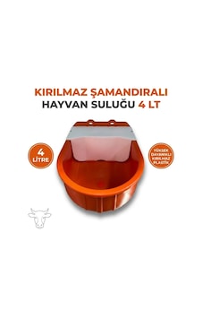 Zrs Kırılmaz Şamandıralı Hayvan Suluğu 4 Lt Zrs Kırılmaz Şamandıralı Hayvan Suluğu 4 Lt