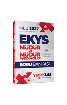 Yediiklim Yayınları 2027 Meb Ekys Müdür Ve Müdür Yardımcılığı Soru Bankası-170212 Yediiklim Yayınları 2027 Meb Ekys Müdür Ve Müdür Yardımcılığı Soru Bankası-170212