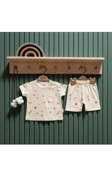 Tiffany Baby & Kids Tiffany Baby Organic Space Theme Şortlu Takım 44104 Ekru Tiffany Baby & Kids Tiffany Baby Organic Space Theme Şortlu Takım 44104 Ekru