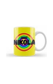 Nikola Jokić Basketball Gifts Vintage Retro Rainbow Quotes For Boys And Dad Kupa Bardak Porselen Karışık Nikola Jokić Basketball Gifts Vintage Retro Rainbow Quotes For Boys And Dad Kupa Bardak Porselen Karışık
