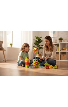 Toplu Yapı Blokları Rolling Building Blocks 70 Parça Toplu 3+ Yaş