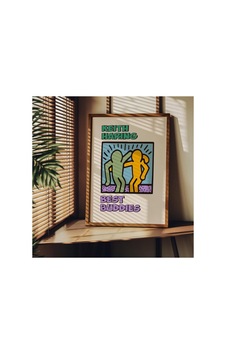 Keith Haring Çerçevesiz Poster, Modern Dekoratif Çerçevesiz Poster, Tablo, Keithharing-2, 50 X 70 Sku: Zeusb0dt9rc14l