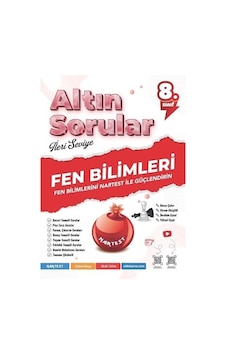 Nartest Yayınları 8. Sınıf Fen Bilimleri Altın Sorular İleri Seviye Nartest Yayınları 8. Sınıf Fen Bilimleri Altın Sorular İleri Seviye