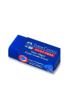 Faber Castell 5 Adet Faber Castel Sınav Silgisi Mavi Dust Free Faber Castell 5 Adet Faber Castel Sınav Silgisi Mavi Dust Free
