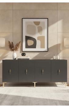 Ka1812ag Salkım Konsol Ve Tv Sehpası Antrasit-gold 180cm Antrasit - Altın Ka1812ag Salkım Konsol Ve Tv Sehpası Antrasit-gold 180cm Antrasit - Altın