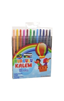 Nova Color 12 Li Çevirmeli Mum Boya Nc-2122