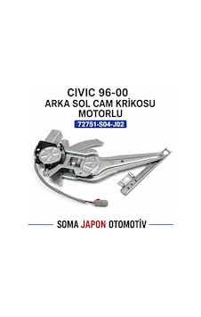 Cıvıc 96-00 Arka Sol Cam Krikosu Motorlu 72751-s04-j02 Cıvıc 96-00 Arka Sol Cam Krikosu Motorlu 72751-s04-j02