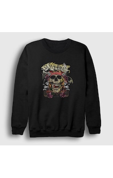 Presmono Unisex Axl Rose Guns N' Roses Sweatshirt Siyah