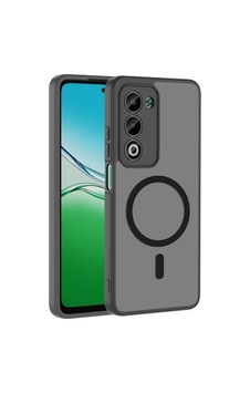 Oppo A5 Kılıf M-safe Şarj Özellikli Zore Babet Kapak Oppo A5 Zore - Siyah
