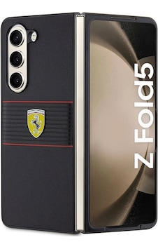 Samsung Uyumlu Galaxy Z Fold 5 Kılıf Ferrari Lisanslı Pu Deri Metal Logolu Multi Çizgili Kapak Samsung Uyumlu Galaxy Z Fold 5 Kılıf Ferrari Lisanslı Pu Deri Metal Logolu Multi Çizgili Kapak