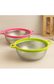 27 Cm Metal Süzgeç Plastik Çerçeveli Kulplu Diğer 27 Cm Metal Süzgeç Plastik Çerçeveli Kulplu Diğer