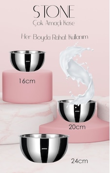 AMBOSS 3 LÜ KARIŞTIRMA KABI AMBOSS 3 LÜ KARIŞTIRMA KABI