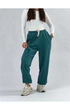 Cocopelli Paça Ayarlamalı Regular Yeşil Kadın Jogger Pantolon Coc3485 Cocopelli Paça Ayarlamalı Regular Yeşil Kadın Jogger Pantolon Coc3485
