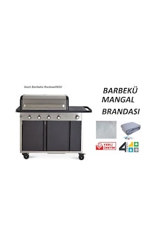 Gazlı Barbekü Rockwell450 Mangal Brandası