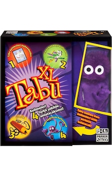 Hasbro Tabu Xl Kutu Oyunu, 4 Farklı Oyun Alternatifi, Klasik Oyunun Yanı Sıra Çizerek, Tabu Kuklasıyla Anlatarak Ve En Fazla 15 Kelime Kullanarak Tabu Oynayın Hasbro Tabu Xl Kutu Oyunu, 4 Farklı Oyun Alternatifi, Klasik Oyunun Yanı Sıra Çizerek, Tabu Kuklasıyla Anlatarak Ve En Fazla 15 Kelime Kullanarak Tabu Oynayın