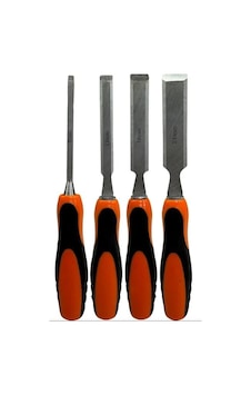 Iskarpela Seti 4 Parça, 6mm 12mm 18mm 24mm, Turuncu Siyah Saplı Ahşap Oyma Aletleri Iskarpela Seti 4 Parça, 6mm 12mm 18mm 24mm, Turuncu Siyah Saplı Ahşap Oyma Aletleri