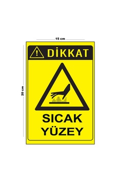 Lucena Metal Sıcak Yüzey 15 Cm X 20 Cm Uyarı Levhası Yönlendirme Tabelası Lucena Metal Sıcak Yüzey 15 Cm X 20 Cm Uyarı Levhası Yönlendirme Tabelası