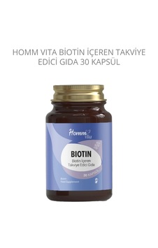 Homm Vita Biotin İçeren Takviye Edici Gıda Homm Vita Biotin İçeren Takviye Edici Gıda
