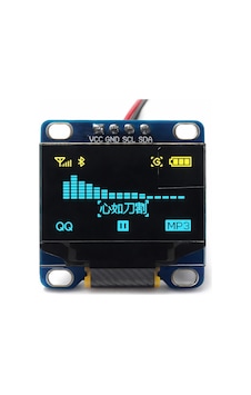 Oem 128x64 0.96 Inch Oled Grafik Lcd Ekran - 4 Pin Mavi-sarı Oem 128x64 0.96 Inch Oled Grafik Lcd Ekran - 4 Pin Mavi-sarı