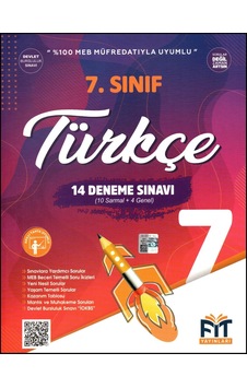 Fit 7 Sınıf Türkçe Denemeleri 14 Deneme