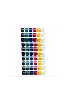 10 Adet 6lı 25 Ml Akrilik Boya 6x25 Toplam 150 Ml Renkli
